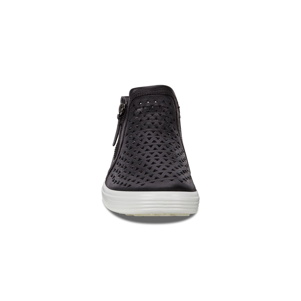 Tenis Mujer - ECCO Soft 7 Mid-Cut Boot - Negros - CUL246150